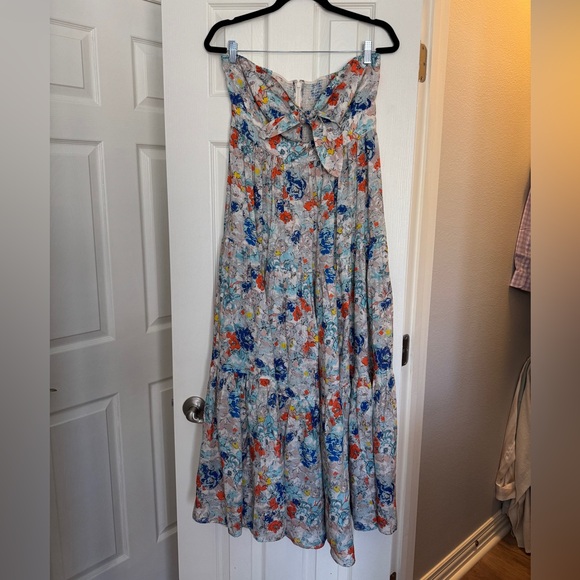 Zimmermann Dresses & Skirts - Zimmermann Multicolor Strapless Dress